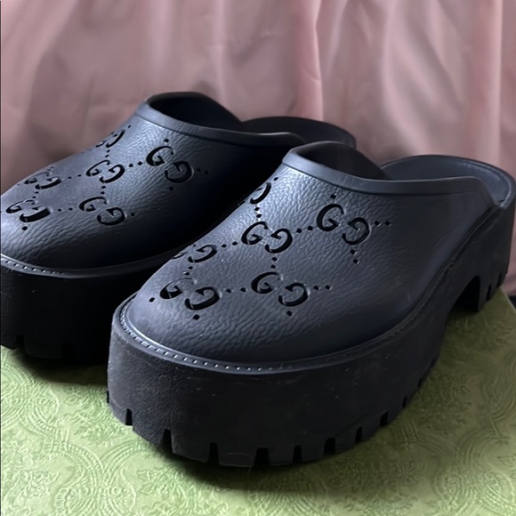 Platform gucci crocs Clearance